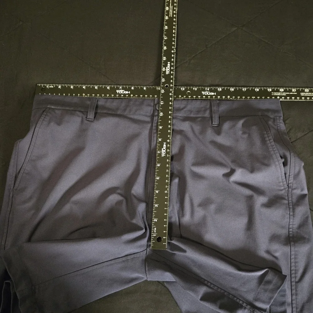 FootJoy Shorts Mens 38 Blue‎ Chino Golf Flat Front Performance Polyester Summer